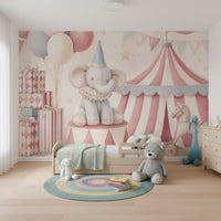 Little Circus Elephant Parade Wall Mural