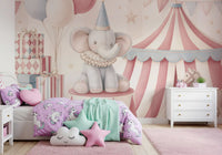 Little Circus Elephant Parade Wall Mural