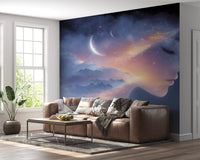 Celestial Dreamer Portrait Wall Mural