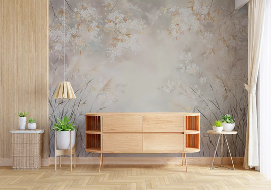 Minimalist Garden Drift Mural Wall Mural
