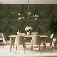 Torn Leather - Moss Wallpaper⁠