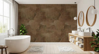 Torn Leather - Madder Wallpaper⁠