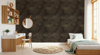 Torn Leather - Umber Wallpaper⁠