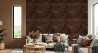Torn Leather - Chocolate Wallpaper⁠