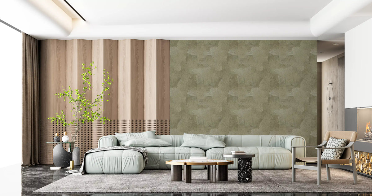 Torn Leather - Chamois Wallpaper⁠