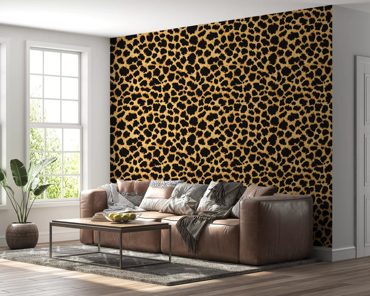 Wild Safari Animal Print Wallpaper⁠