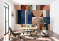Modern Geometric Mosaic Wall Mural