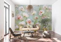 Ethereal Pastel Meadow Wall Mural