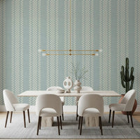 Ticking Checker Stripes - Watery Canvas Wallpaper⁠