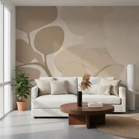 Emils Bouquet - Sepia Wall Mural