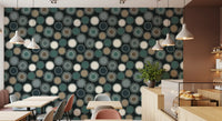 Graphic Sunburst Repeat Wallpaper⁠