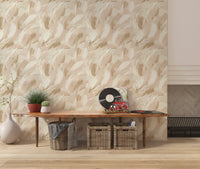 Neutral Brushstroke Sweep Wallpaper⁠