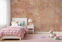 Rustic Earth Tones Marble Texture Wall Mural
