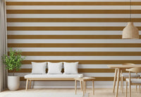 Golden Beige Striped Texture Wallpaper Wallpaper⁠