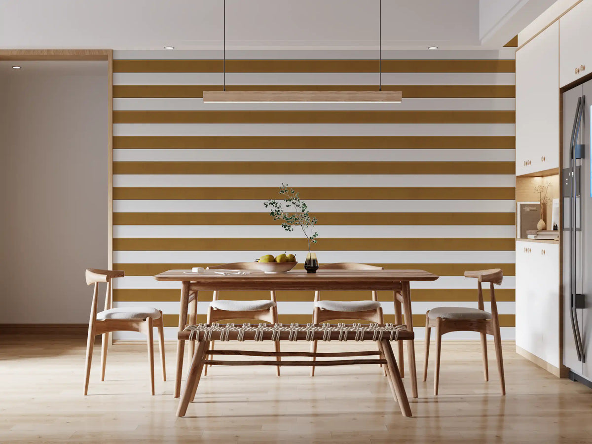 Golden Beige Striped Texture Wallpaper Wallpaper⁠