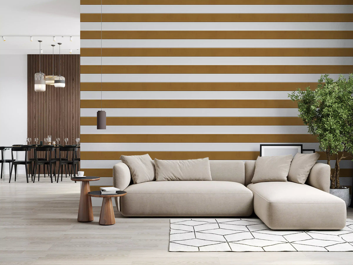 Golden Beige Striped Texture Wallpaper Wallpaper⁠