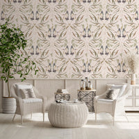 Blue Herons White Wallpaper⁠