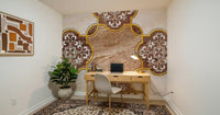 Luxury Beige Marble Ornamental Gold Wallpaper Wall Mural