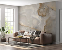 Natural Cream Onyx Vein Wall Mural
