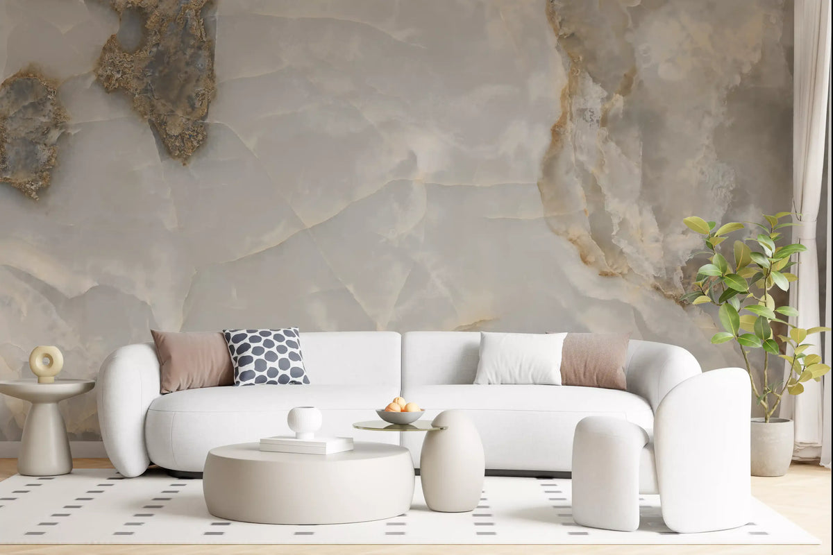 Abstract Stone Slabs Wall Mural