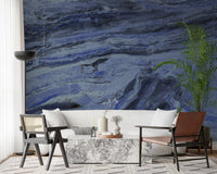 Midnight Stratum Marble Wall Mural