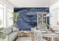 Indigo Veined Slate Wall Mural