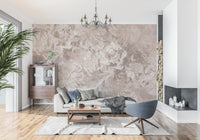 Misty Sage Duck Egg Botanical Floral Wall Mural Wall Mural
