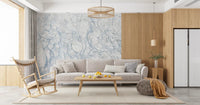 Arctic Veined Marble Texture Wall Mural