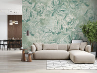 Eucalyptus Mint Botanical Floral Wall Mural Wall Mural