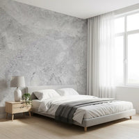 Cool Grey Marble Vein Slab Wall Mural