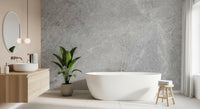 Classic Light Gray Stone Marble Wall Mural