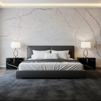 Subtle Cream Marble Veining Wall Mural