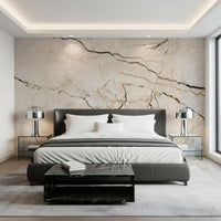 Classic Cream Marble Veins Wall Mural