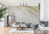 Golden Vein Marble Texture Wall Mural