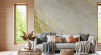 Golden Veined Stone Texture Wall Mural