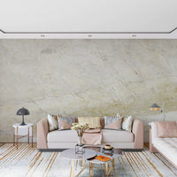 Cream Honed Stone Texture Wall Mural