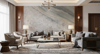 Cool Grey Marble Vein Surface Wall Mural
