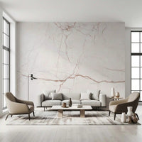 Blush Veined Marble Stone Wall Mural