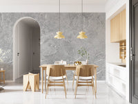 Minimalist Grey Marble Stone Texture Wall Mural