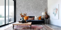 Classic Grey Veined Marble Wall Mural