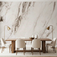 Classic White Marble Vein Wall Mural