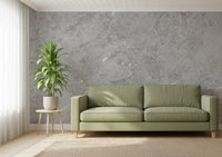 Minimalist Grey Stone Slab Texture Wall Mural