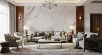 Creamy Italian Marble Slab Wall Mural