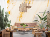 Gilded Vein Marble Wall Mural