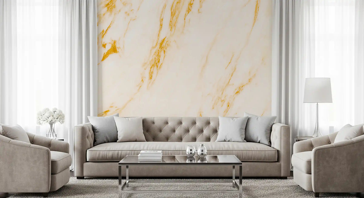 Gilded Vein Marble Wall Mural