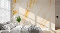 Gilded Marble Vein Wall Mural