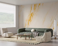 Gilded Marble Vein Wall Mural