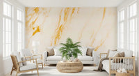 Gilded Marble Vein Wall Mural