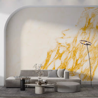Golden Vein Marble Surface Wall Mural
