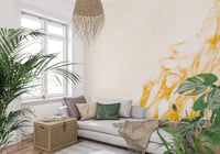 Golden Vein Marble Surface Wall Mural